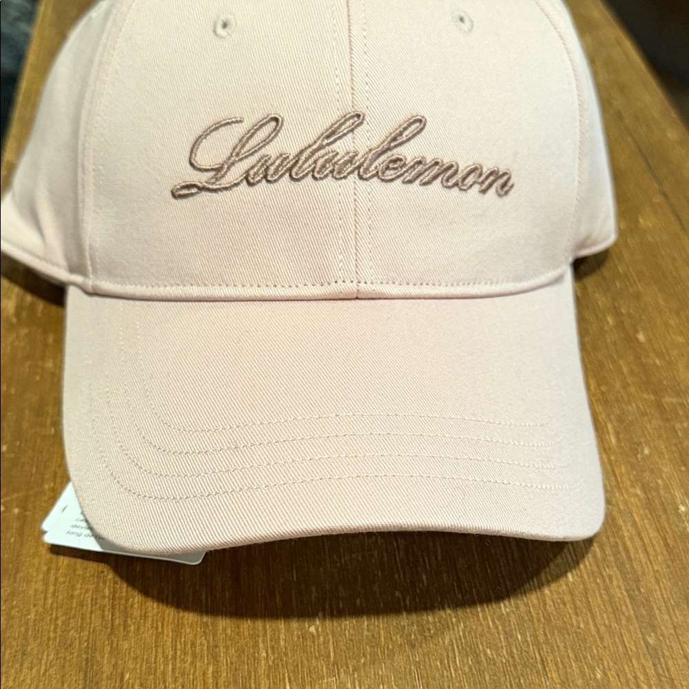 lululemon athletica Women's Pink Script Logo Baseball Cap